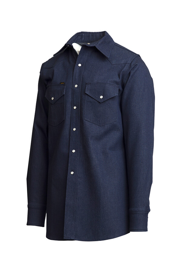 10oz. 100% Cotton HEAVY-DUTY NON-FR WELDER'S SHIRT - DS