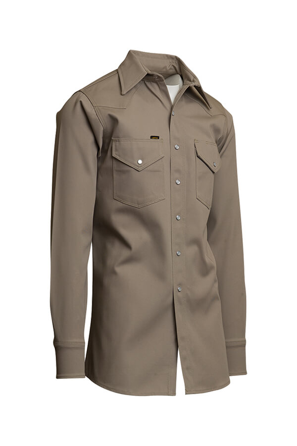 10oz. 100% Cotton HEAVY-DUTY NON-FR WELDER'S SHIRT - LS