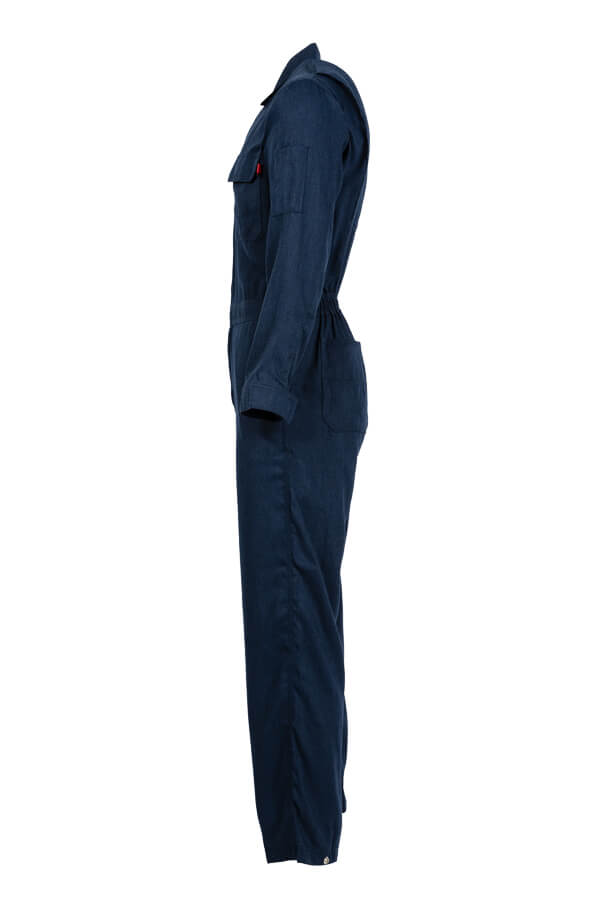 5oz.  51% Lyocell 39% Modacrylic 10% AramidFR Coverall made with Tecasafe One &reg; (Inherent) - TCCF5