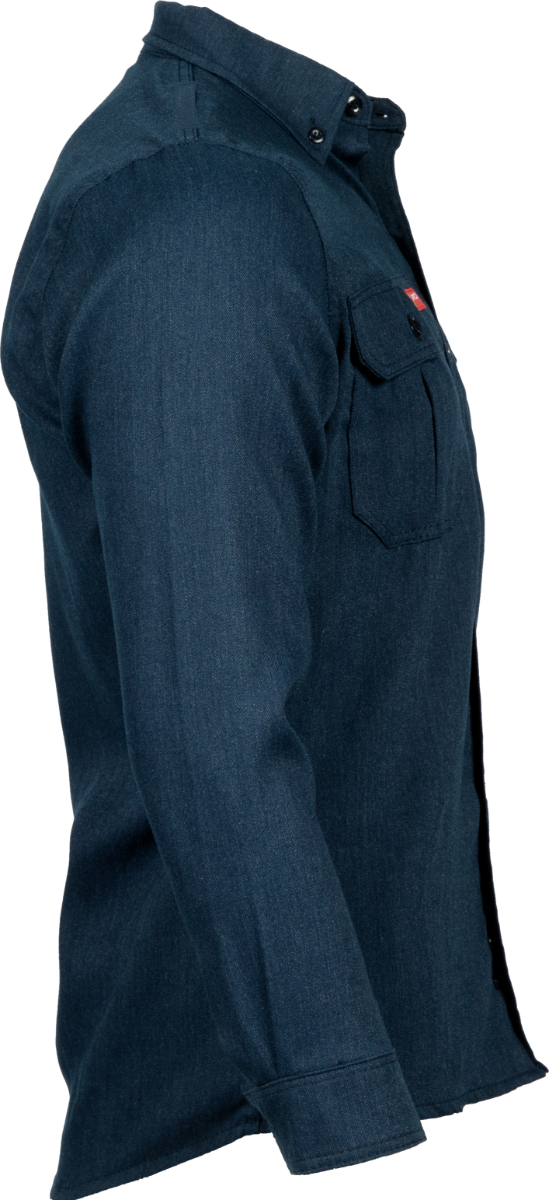 5oz.  51% Lyocell 39% Modacrylic 10% AramidFR Modern Uniform Shirt made with Tecasafe One &reg; (Inherent) - TCS5