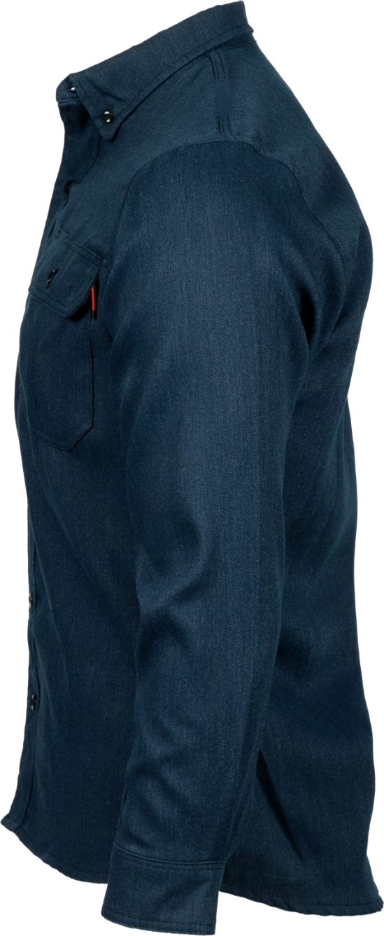 5oz.  51% Lyocell 39% Modacrylic 10% AramidFR Modern Uniform Shirt made with Tecasafe One &reg; (Inherent) - TCS5