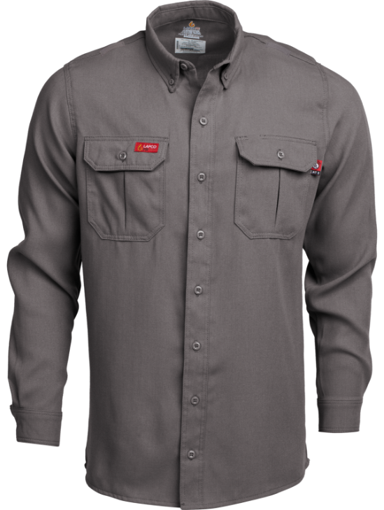 5oz.  51% Lyocell 39% Modacrylic 10% AramidFR Modern Uniform Shirt made with Tecasafe One &reg; (Inherent) - TCS5