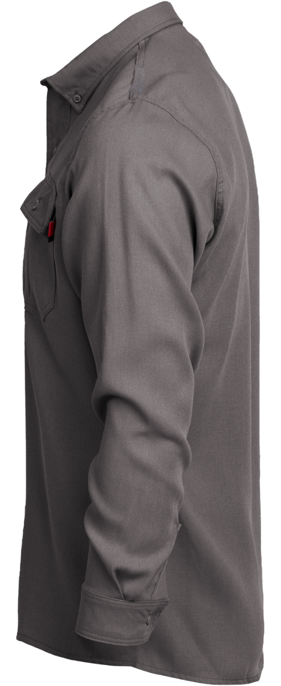 5oz.  51% Lyocell 39% Modacrylic 10% AramidFR Modern Uniform Shirt made with Tecasafe One &reg; (Inherent) - TCS5