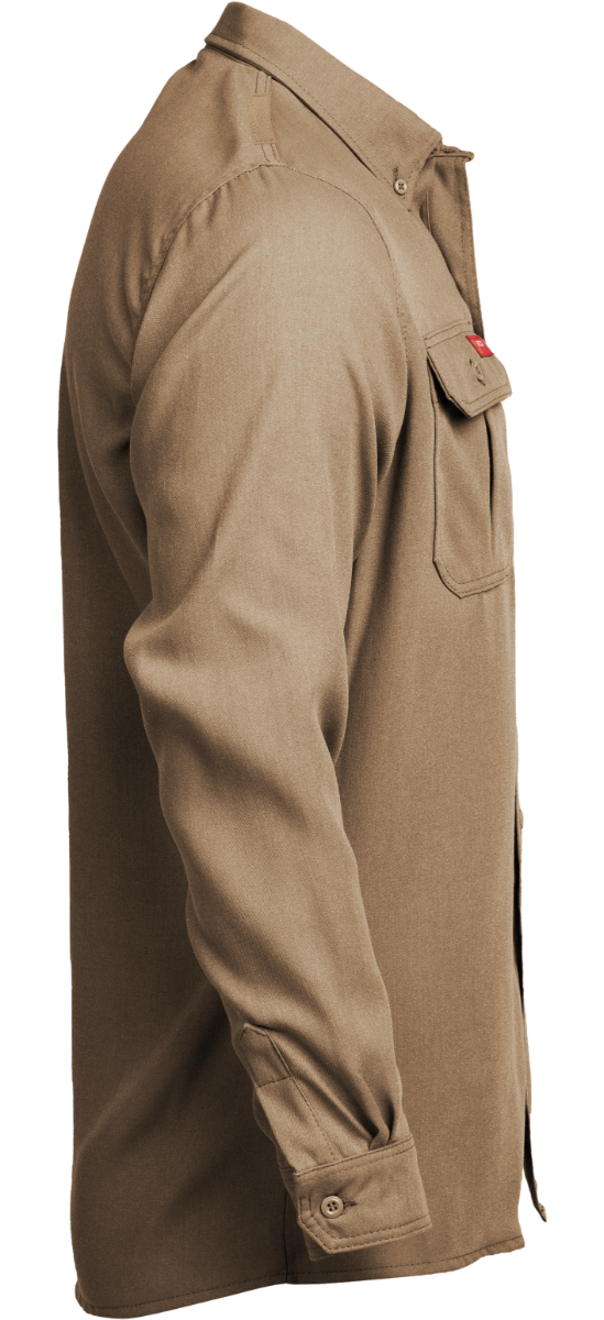 5oz.  51% Lyocell 39% Modacrylic 10% AramidFR Modern Uniform Shirt made with Tecasafe One &reg; (Inherent) - TCS5
