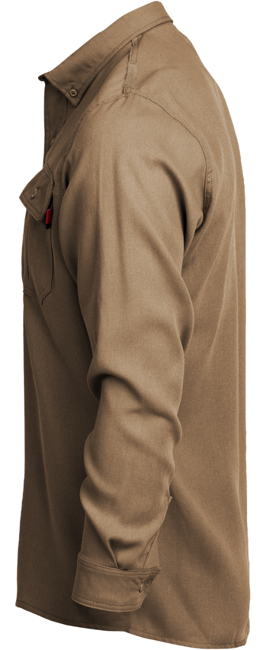 5oz.  51% Lyocell 39% Modacrylic 10% AramidFR Modern Uniform Shirt made with Tecasafe One &reg; (Inherent) - TCS5
