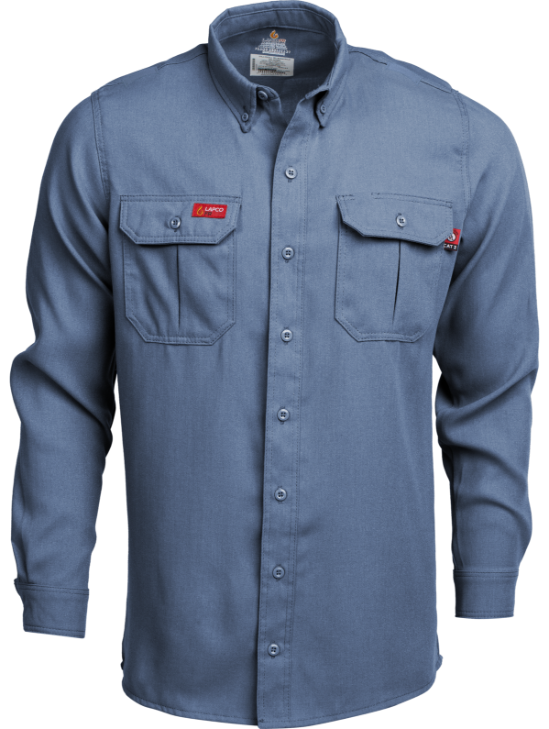 5oz.  51% Lyocell 39% Modacrylic 10% AramidFR Modern Uniform Shirt made with Tecasafe One &reg; (Inherent) - TCS5