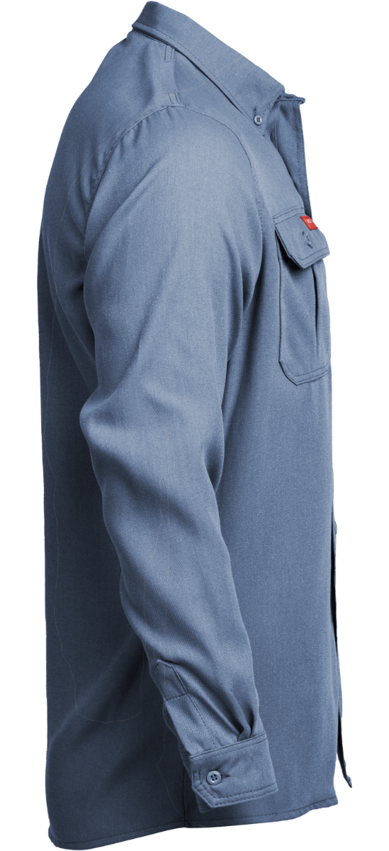 5oz.  51% Lyocell 39% Modacrylic 10% AramidFR Modern Uniform Shirt made with Tecasafe One &reg; (Inherent) - TCS5