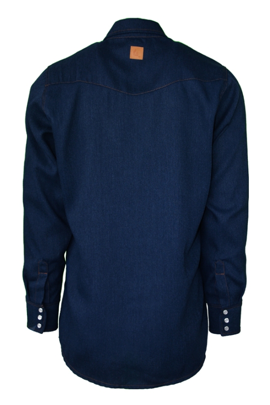 5oz.  51% Lyocell 39% Modacrylic 10% AramidFR Modern Western Shirt made with Tecasafe One &reg; (Inherent) - TCSW5