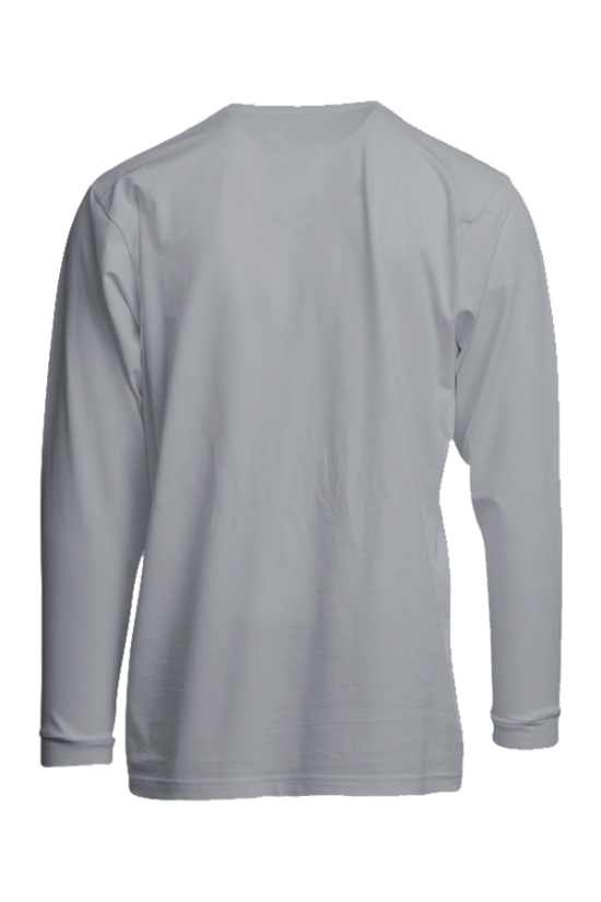 6.3oz. 93% Cotton/ 7% Spandex Knit FR POCKET TEE - FRT-USHLSP6