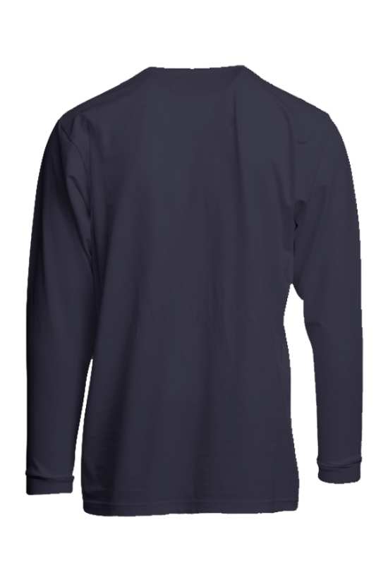 6.3oz. 93% Cotton/ 7% Spandex Knit FR POCKET TEE - FRT-USHLSP6