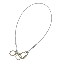 6 Cable Carabiner Sling Anchor, Coated 