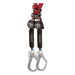 6 Web Mini SRD Twin-leg Steel Carabiner/Clip+Steel Rebar Hooks 