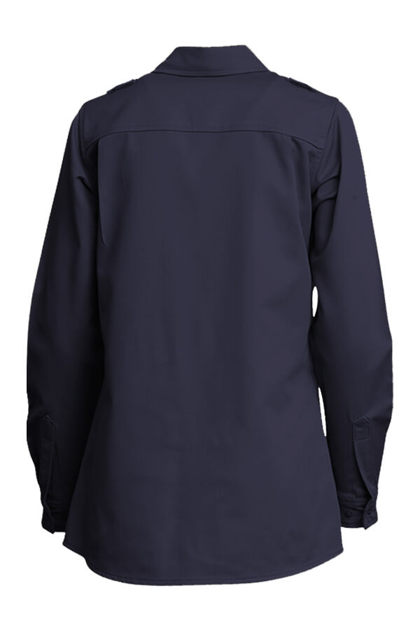 6oz.  48% Tencel 40% Modacrylic 12% Aramid  LADIES FR DH UNIFORM SHIRT - L-SFRDH6