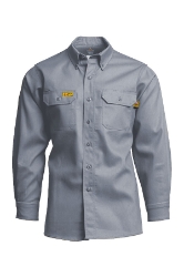 6oz. 88% Cotton 12% Nylon Blend Twill with Moisture Management Finish FR UNIFORM SHIRT 