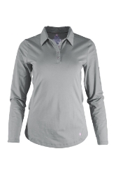 6oz. 93/7 Cotton Spandex Blend Knit Ladies FR Polo Shirt 