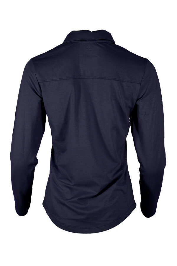 6oz. 93/7 Cotton Spandex Blend Knit Ladies FR Polo Shirt - L-SPFR6
