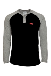 6oz FR Raglan Henley T-Shirt 