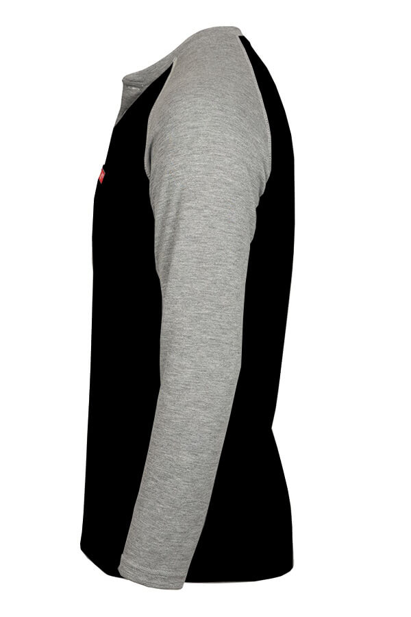 6oz FR Raglan Henley T-Shirt - FRT-RHP