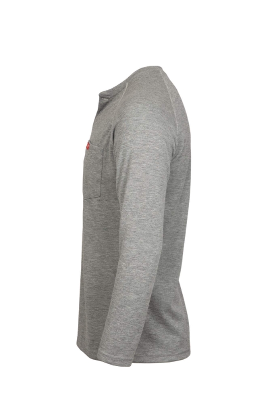 6oz FR Raglan Henley T-Shirt - FRT-RHP