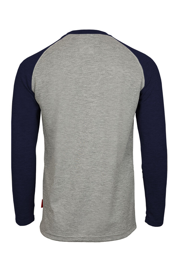 6oz FR Raglan Henley T-Shirt - FRT-RHP