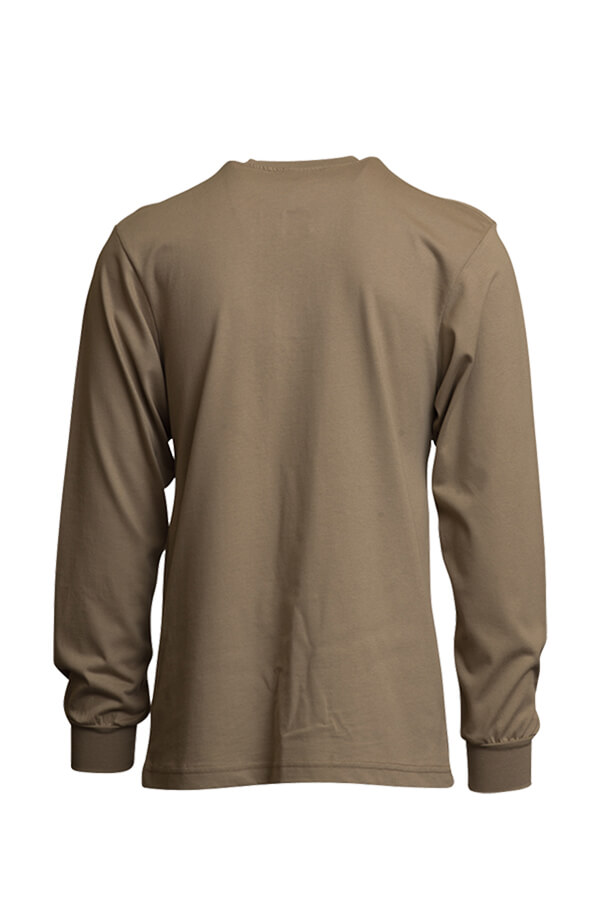 7oz. 100% Cotton Jersey Knit FR HENLEY TEE - FRT-HJE