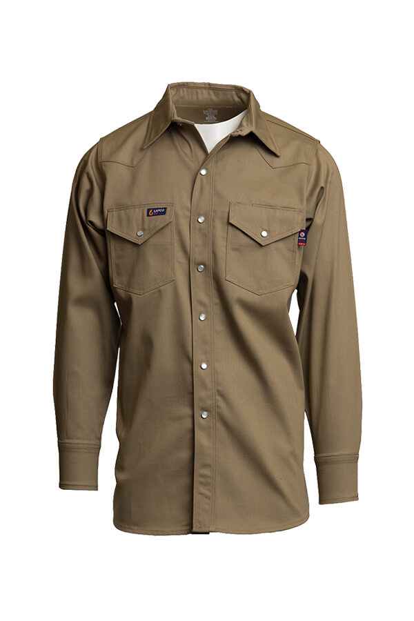 7oz. 100% Cotton Twill FR WESTERN SHIRT - IXX7WS