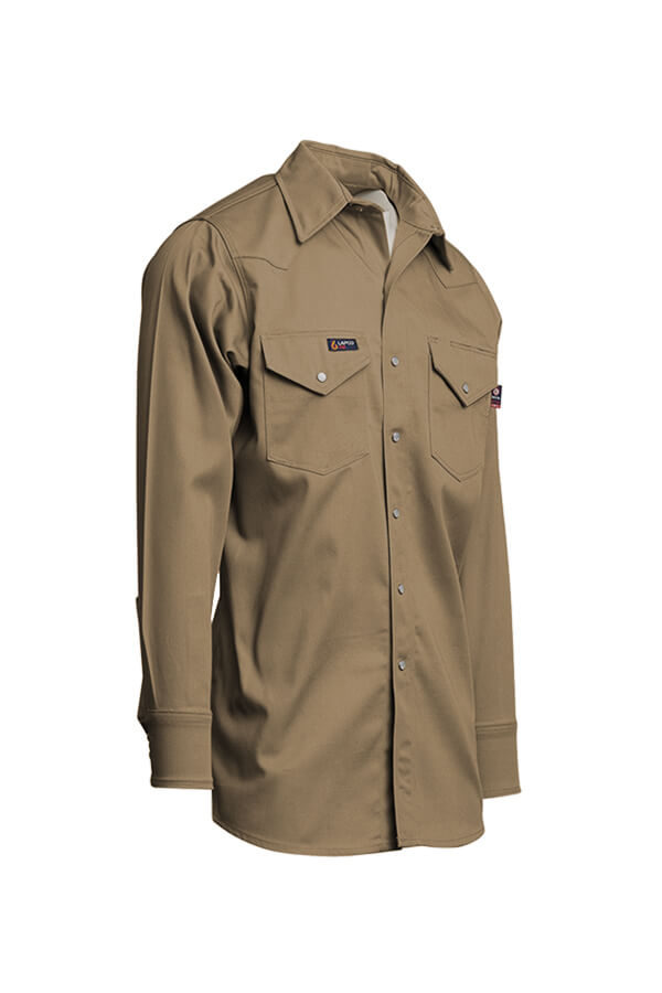 7oz. 100% Cotton Twill FR WESTERN SHIRT - IXX7WS