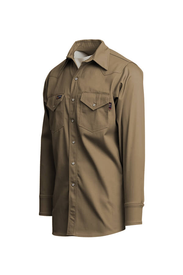7oz. 100% Cotton Twill FR WESTERN SHIRT - IXX7WS