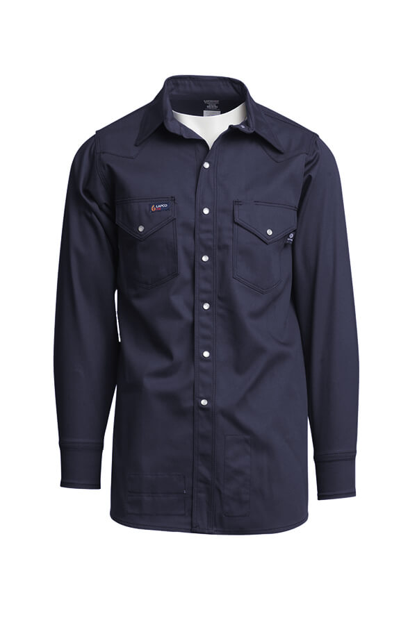 7oz. 100% Cotton Twill FR WESTERN SHIRT - IXX7WS