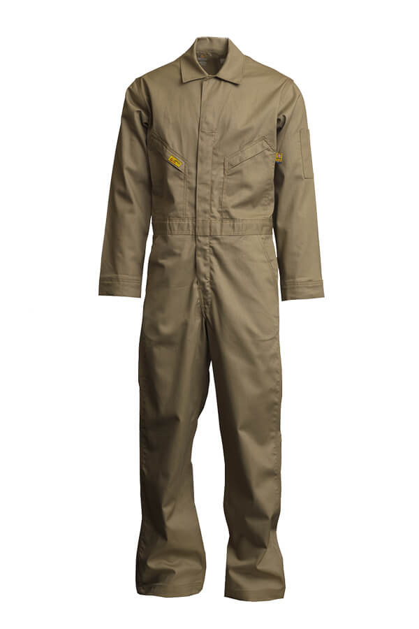 7oz. 88% Cotton 12% Nylon Blend Twill FR DELUXE COVERALL - GOCD7