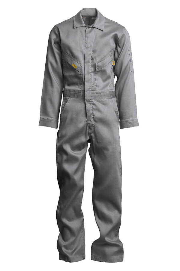 7oz. 88% Cotton 12% Nylon Blend Twill FR DELUXE COVERALL - GOCD7
