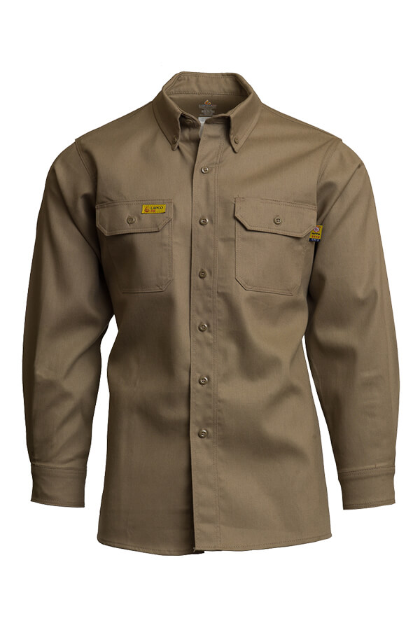 7oz. 88% Cotton 12% Nylon Blend Twill FR UNIFORM SHIRT - GOS7