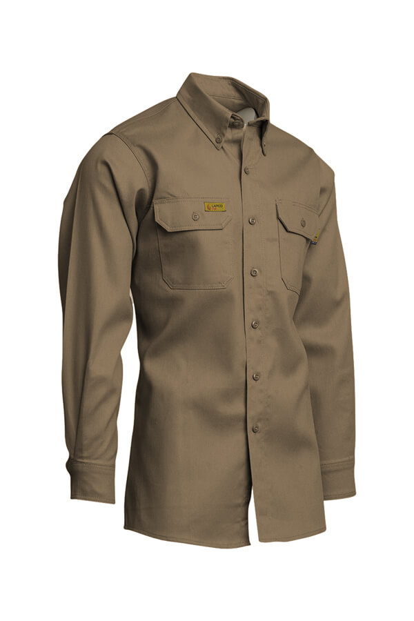 7oz. 88% Cotton 12% Nylon Blend Twill FR UNIFORM SHIRT - GOS7