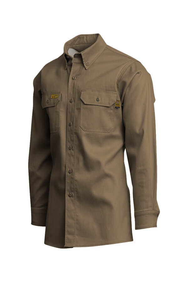 7oz. 88% Cotton 12% Nylon Blend Twill FR UNIFORM SHIRT - GOS7