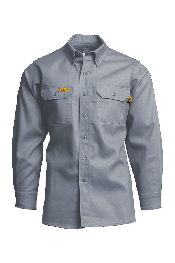 7oz. 88% Cotton 12% Nylon Blend Twill FR UNIFORM SHIRT - GOS7