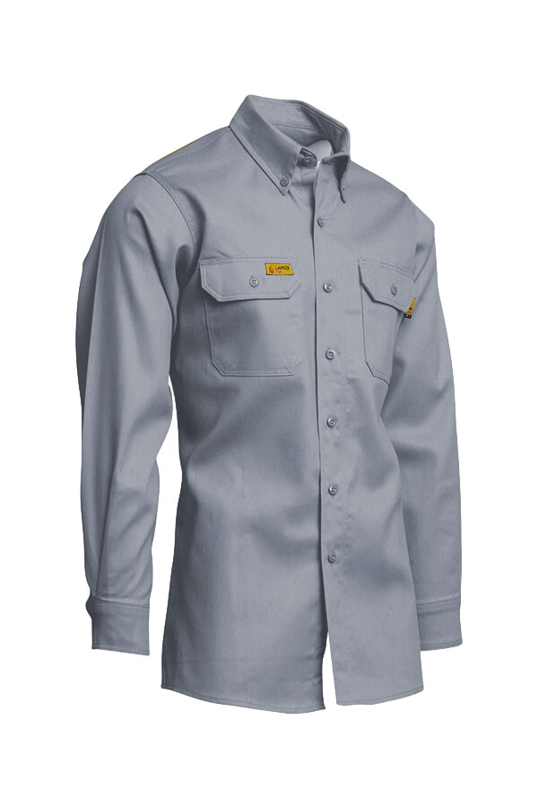 7oz. 88% Cotton 12% Nylon Blend Twill FR UNIFORM SHIRT - GOS7
