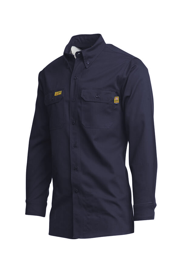 7oz. 88% Cotton 12% Nylon Blend Twill FR UNIFORM SHIRT - GOS7