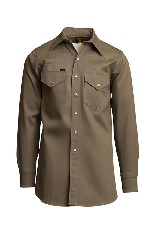 8.5oz. 100% Cotton MID-WEIGHT NON-FR WELDER'S SHIRT - 850