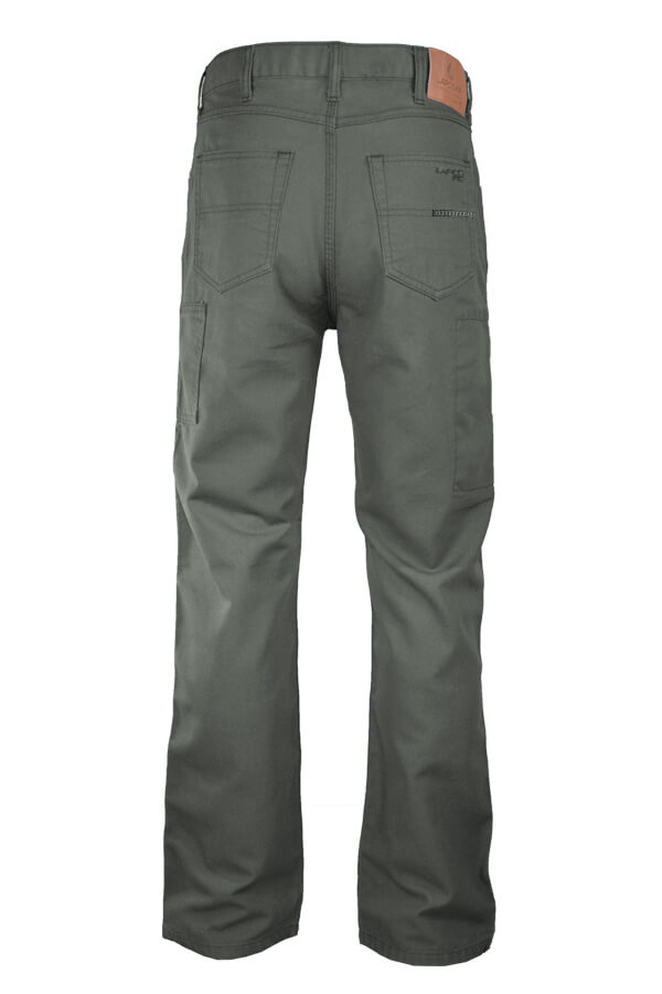 8.5oz. 88% Cotton/12% Nylon FR BASKET WEAVE CANVAS PANTS - P-BWCJ85