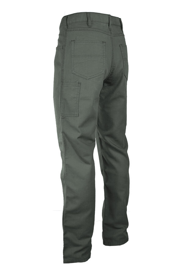 8.5oz. 88% Cotton/12% Nylon FR BASKET WEAVE CANVAS PANTS - P-BWCJ85
