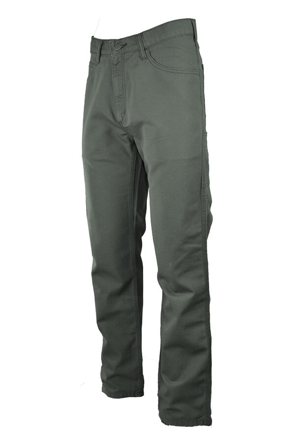 8.5oz. 88% Cotton/12% Nylon FR BASKET WEAVE CANVAS PANTS - P-BWCJ85