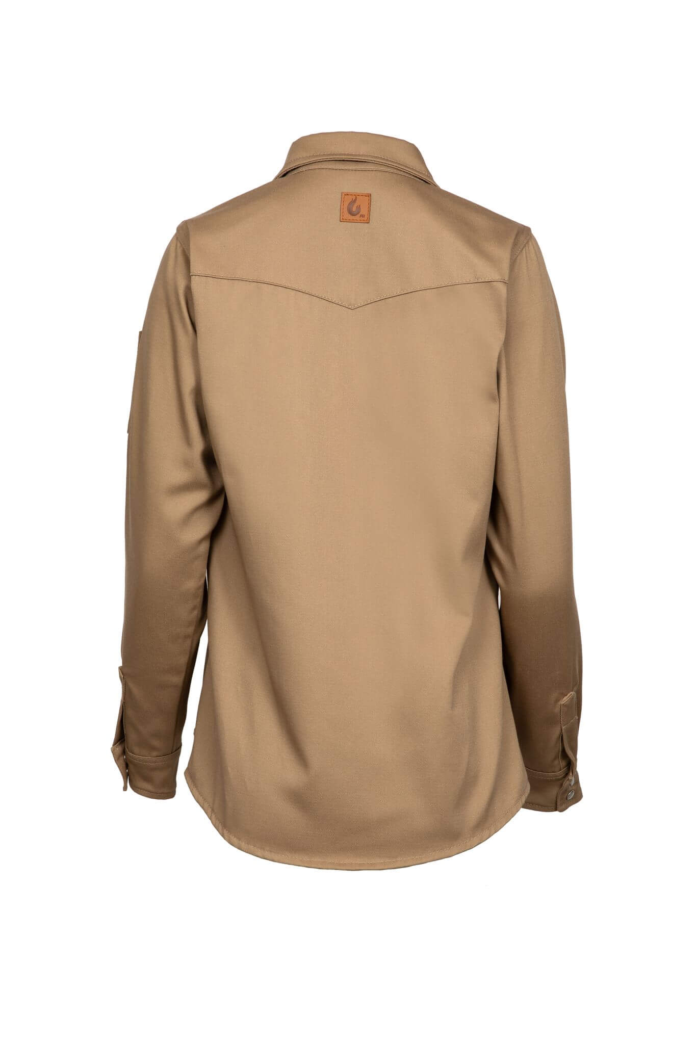 9oz. FR KHAKI 100% Cotton Twill FR WELDING SHIRT - L-WSFR9
