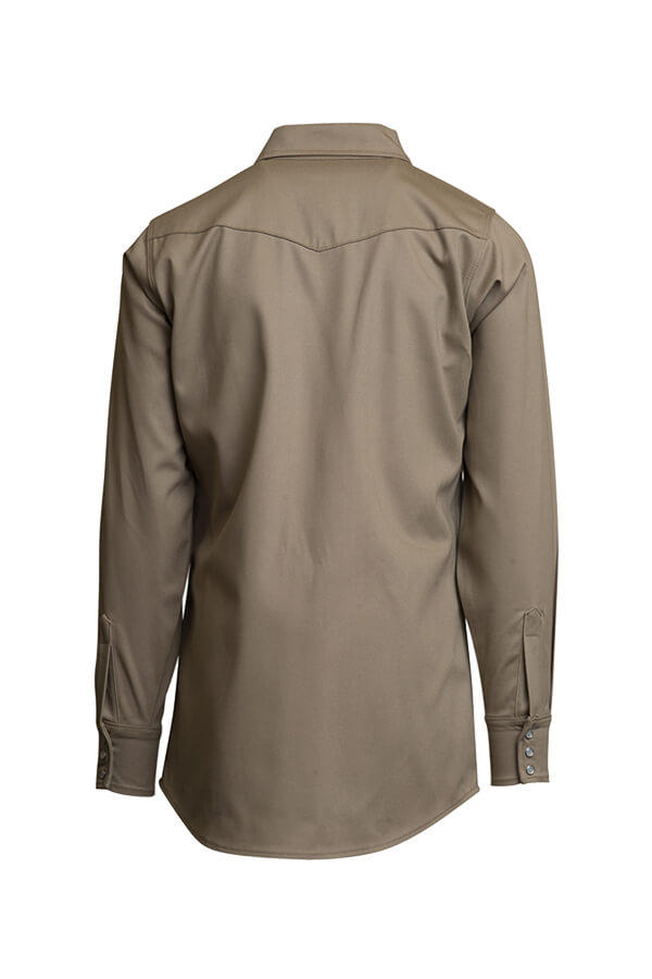 9oz. NAVY 100% Cotton Twill FR WELDING SHIRT10oz. KHAKI 100% Cotton Twill FR WELDING SHIRT - INXXWS