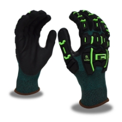 CONQUEST, 18-Gauge, HPPG High Performance Shell, Black Microfoam Nitrile Coating, A4 Cut: #6938TPR 