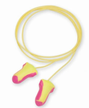 Honeywell Howard Leight Laser Trak Contoured T-Shape Polyurethane Foam Corded Earplugs (100 PR/BX) 