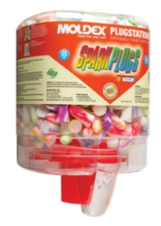 Moldex SparkPlugs PlugStation Tapered Foam Uncorded Earplug Dispenser 