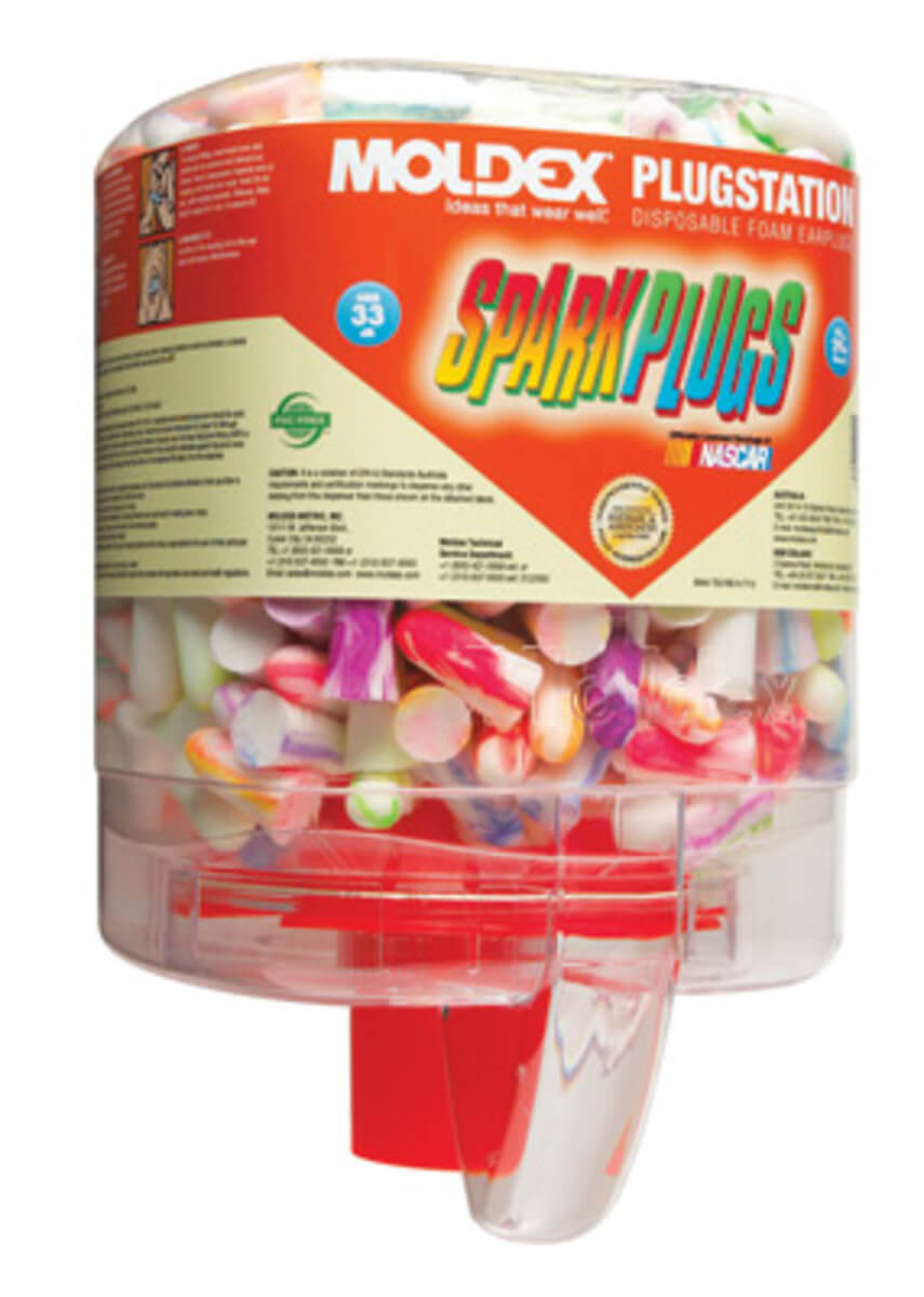 Moldex SparkPlugs PlugStation Tapered Foam Uncorded Earplug Dispenser - MOL664