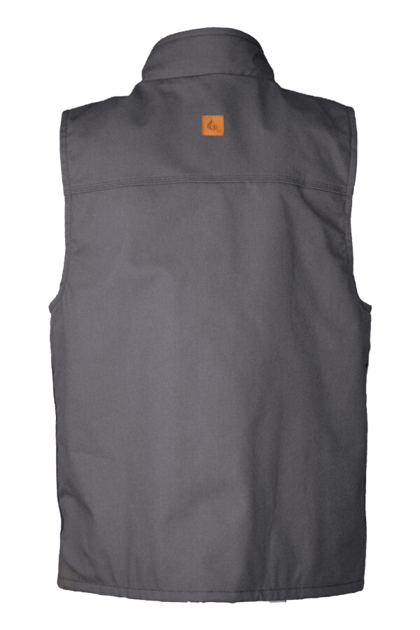 FR INSULATED VEST 8.5oz. 100% Cotton PU Laminate Duck/ Lining: 12.5oz. Fleece 95%Cotton 5%Spandex Blend FR INSULATED VEST - V-FRWS9