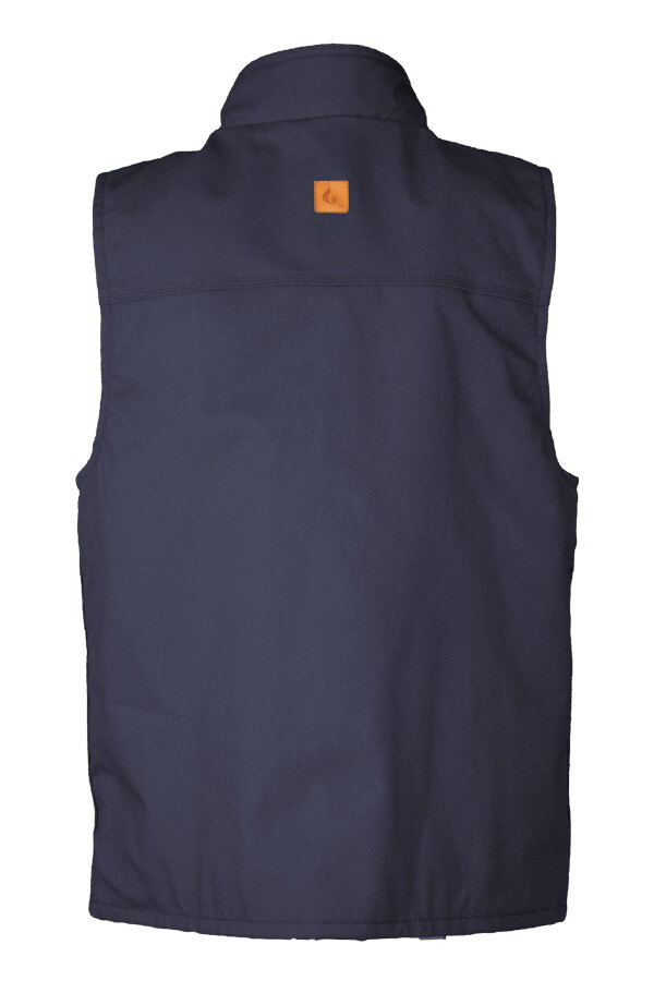 FR INSULATED VEST 8.5oz. 100% Cotton PU Laminate Duck/ Lining: 12.5oz. Fleece 95%Cotton 5%Spandex Blend FR INSULATED VEST - V-FRWS9