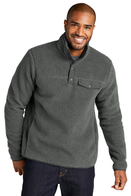 Port Authority® Camp Fleece Snap Pullover - SM-F140
